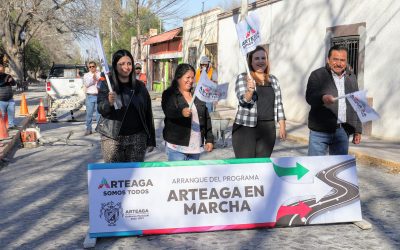 Arranca programa de bacheo «Arteaga en Marcha» para la rehabilitación de vialidades