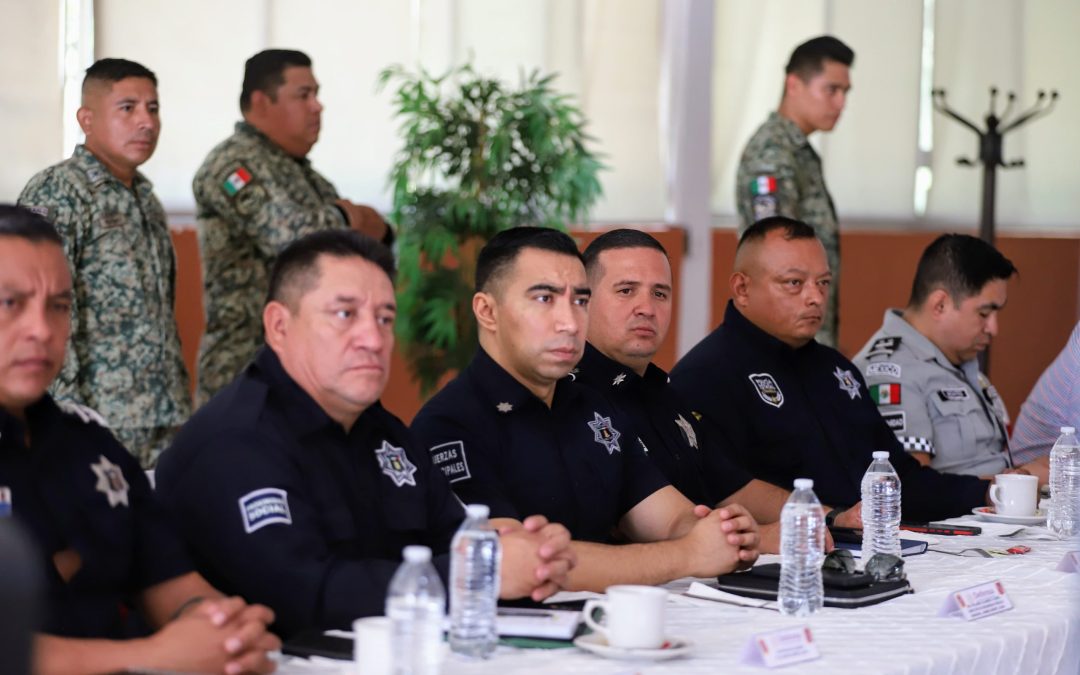 Refrendan coordinación en la Mesa de Seguridad Regional