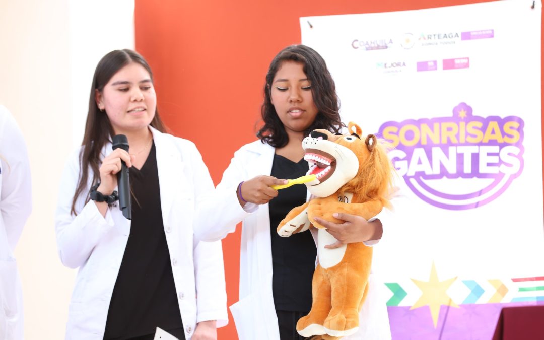 Impulsan salud bucal infantil en Arteaga con entrega de cepillos electrónicos y brigada odontológica