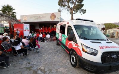 ARTEAGA REFUERZA SERVICIOS DE EMERGENCIA CON NUEVA AMBULANCIA PARA PROTECCIÓN CIVIL