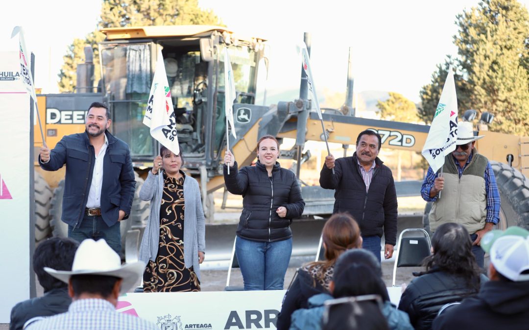 ARRANCA ALCALDESA PAVIMENTACIÓN EN EL EJIDO 18 DE MARZO