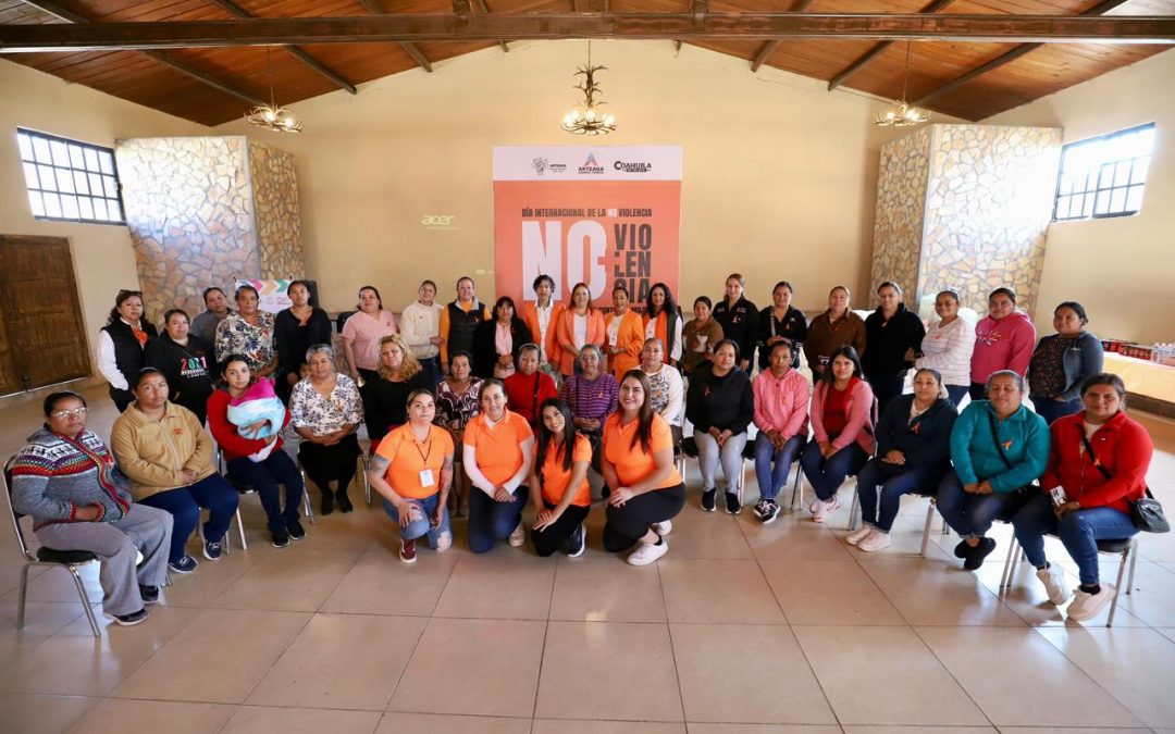 Arteaga impulsa taller ‘El poder de decir basta’, en el Día Internacional de la Eliminación de la Violencia contra la Mujer